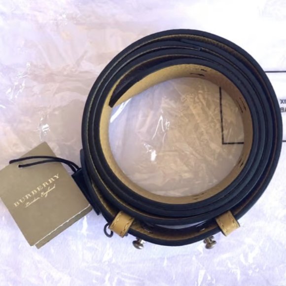 NEW Burberry Marais Medium Leather Belt / Belt Bag Cornflower Yellow NWT - Picture 6 of 11